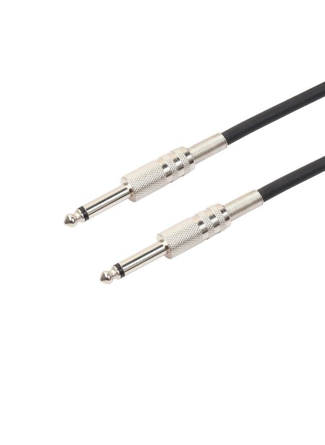 10m  1/4 inch (6.35mm) Male to Male Shielded Jack Mono Plugs Audio Patch Cable