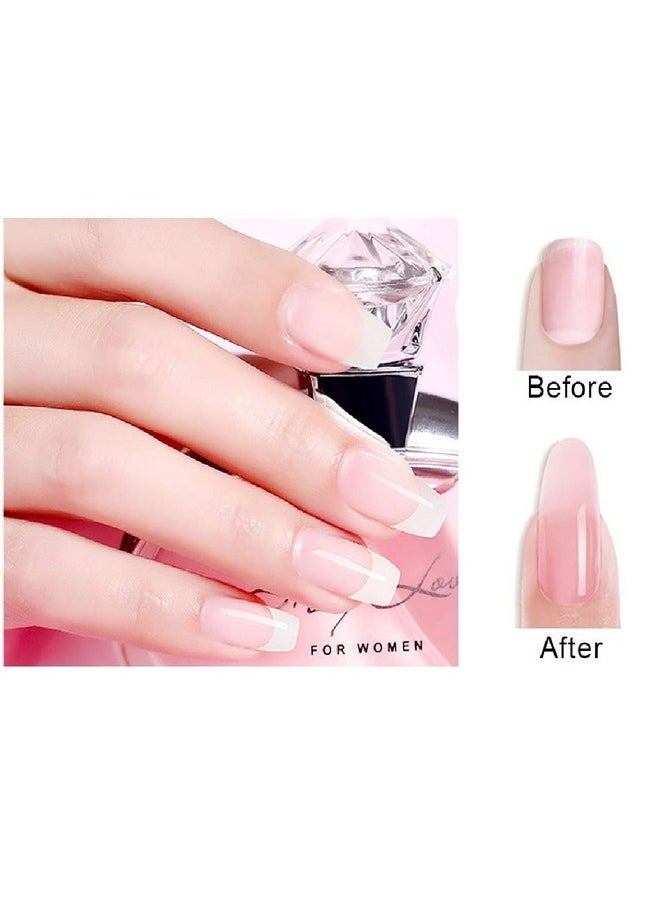 Poly Nail Gel Extend Builder Gel Finger Nail Extension Uv Led Acrylic Builder Gel (3 Pink_15Ml)