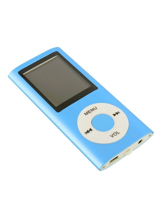 1.8 inch TFT Screen Metal MP4 Player With 8G TF Card+Earphone+Cable(Blue)