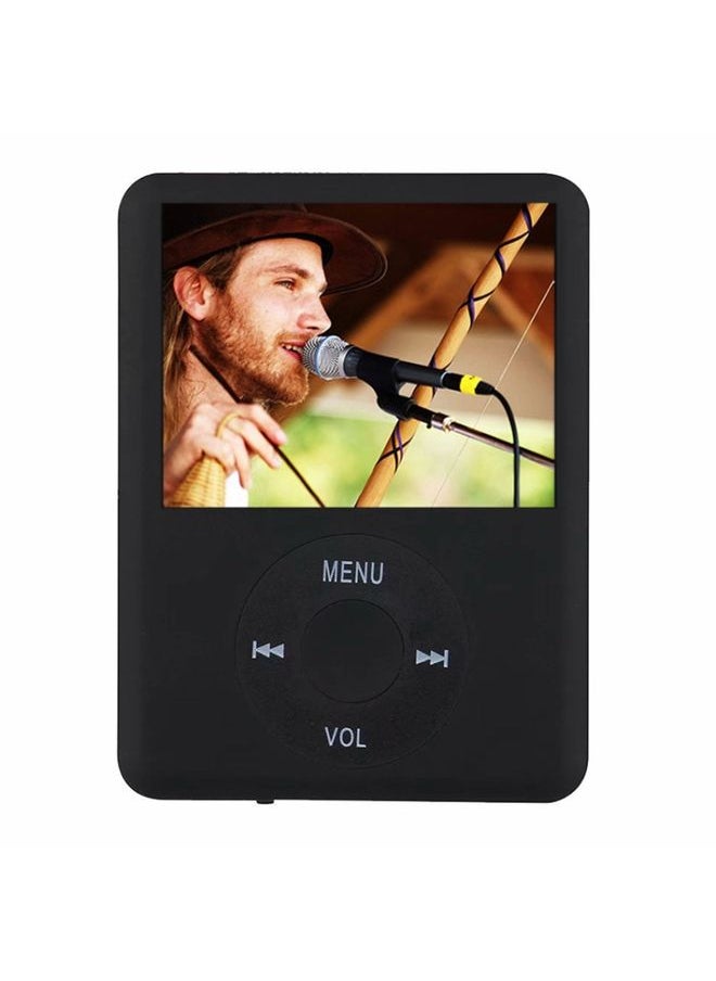 1.8 inch TFT Screen MP4 Player with TF Card Slot, Support Recorder, FM Radio, E-Book and Calendar(Black)