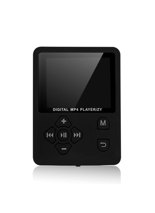 T69 Card Lyrics Synchronization Lossless Sound Quality MP4 Player, Style: Cross Button(Black)