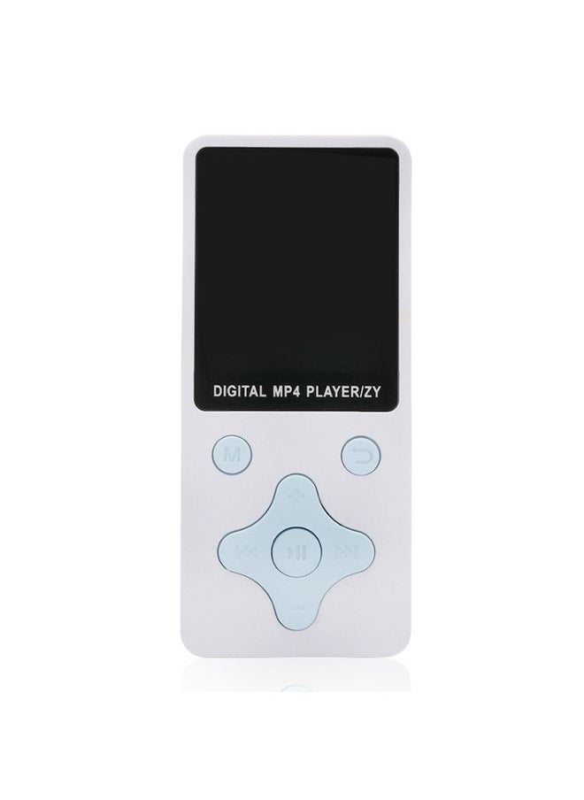 T68 Card Lossless Sound Quality Ultra-thin HD Video MP4 Player(White)