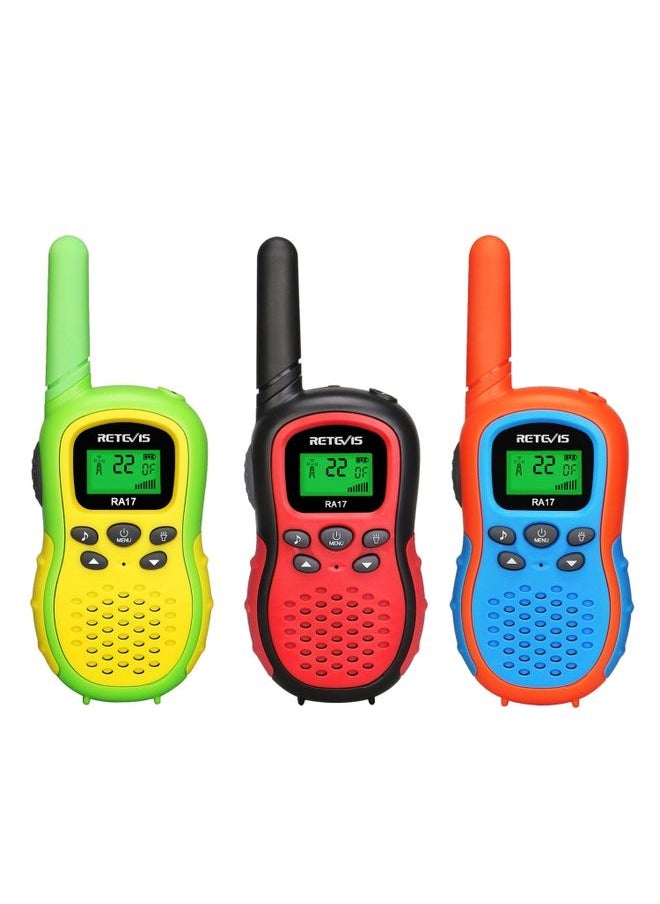 3 PCS / Set RETEVIS RA17 0.5W US Frequency 22CHS License-free Children Handheld Walkie Talkie