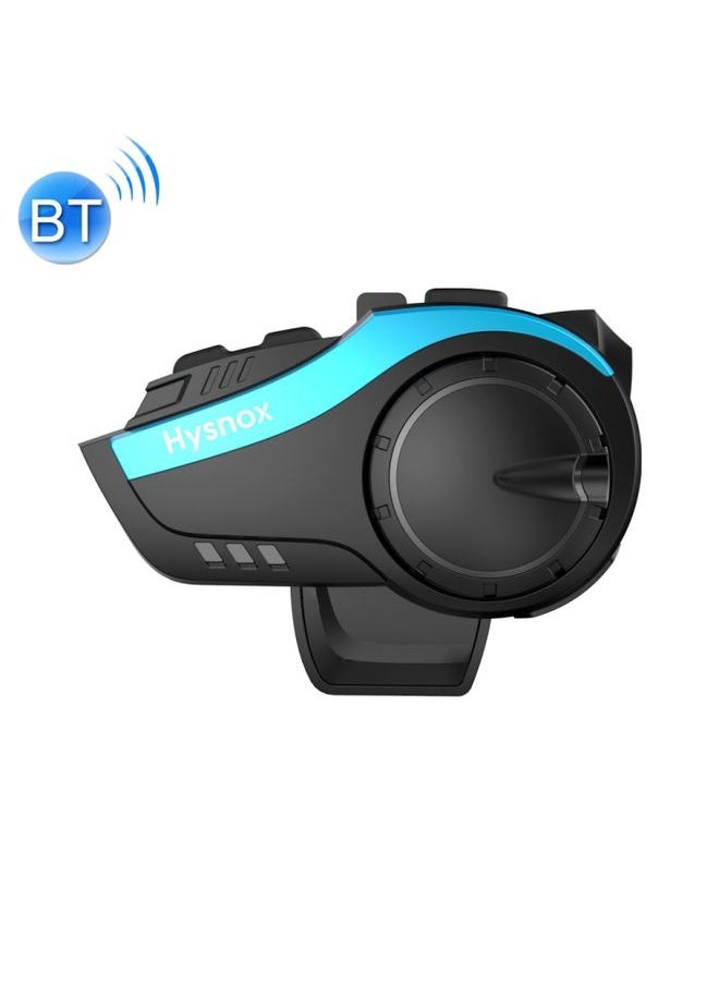 Hysnox HY-02 Bluetooth 5.0 Motorcycle Helmet Headset 2000M 6 Riders Intercom Headset (Blue)