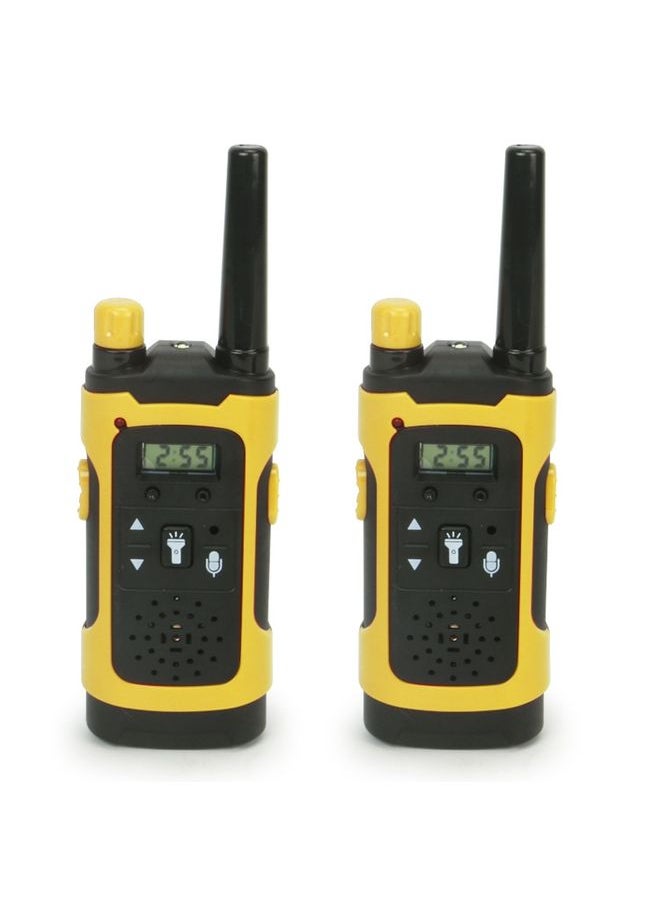 Children Walkie-talkie Remote Wireless Call  Parent-child Interactive Toy Phone(Yellow)