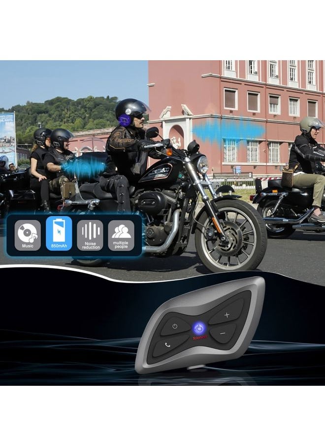 T6plus Motorcycle Helmets Smart Intercom And Bluetooth Headset