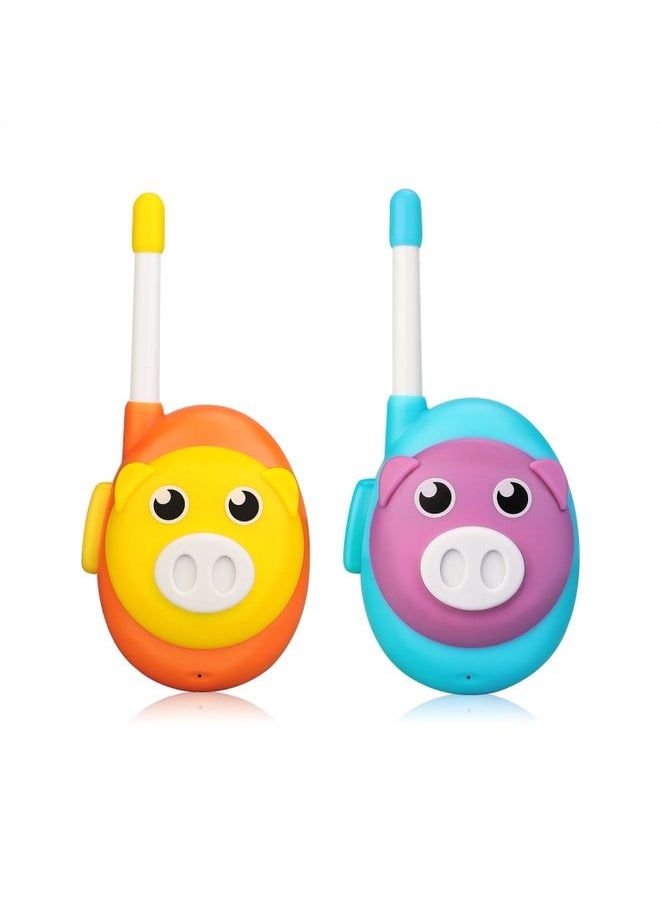 1 Pair RETEVIS RB16 US Frequency FRS467 1CHS License-free Cartoon Children Handheld Walkie Talkie