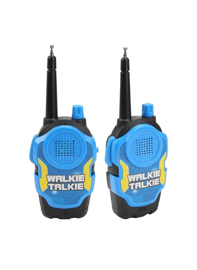 1 Pair Intelligent Wireless Call Walkie-Talkie Remote Dialogue Interactive Children Toys(Blue)