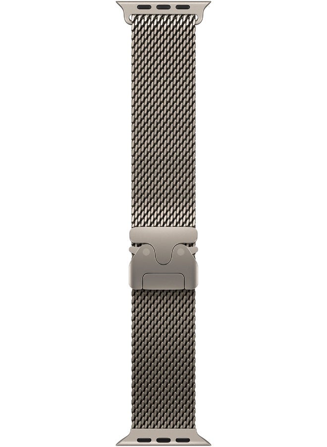 Watch Ultra 2 (2024) GPS + Cellular 49mm Natural Titanium Case With Natural Titanium Milanese Loop - M