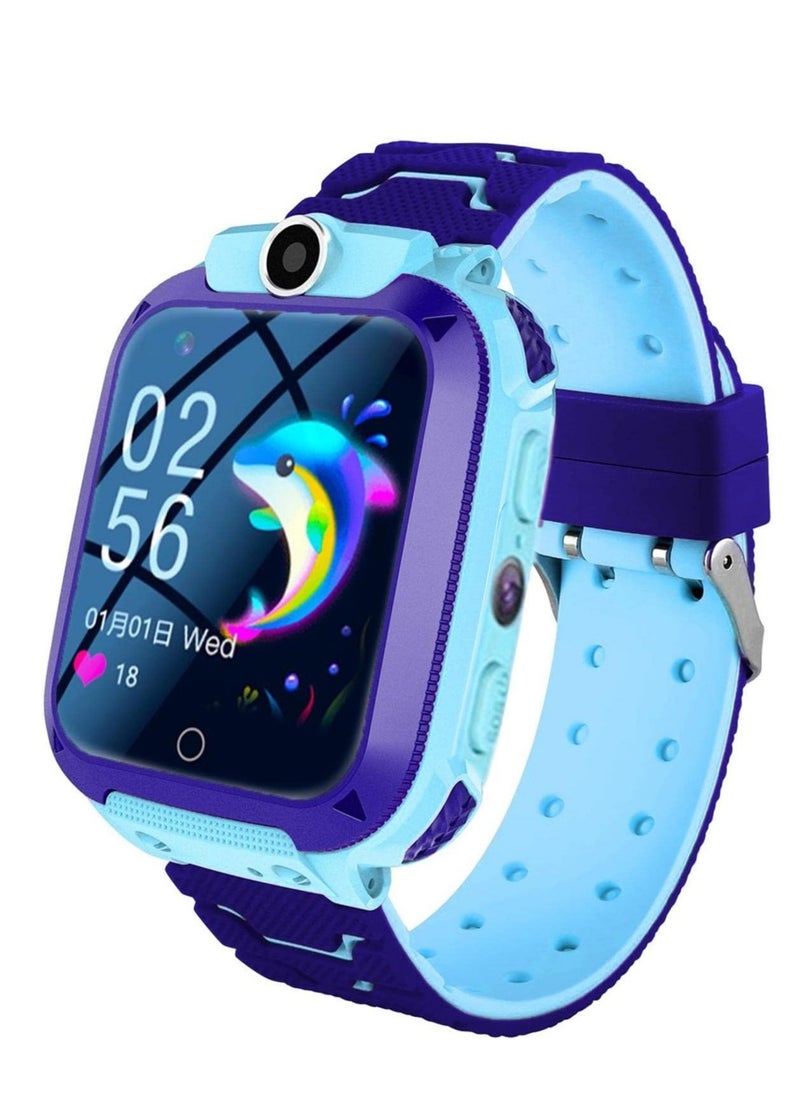 Waterproof Phone Calling Smart Watch with Camera and HD Touch Screen Cell Phone Watch for Boys and Girls Aged 3-15