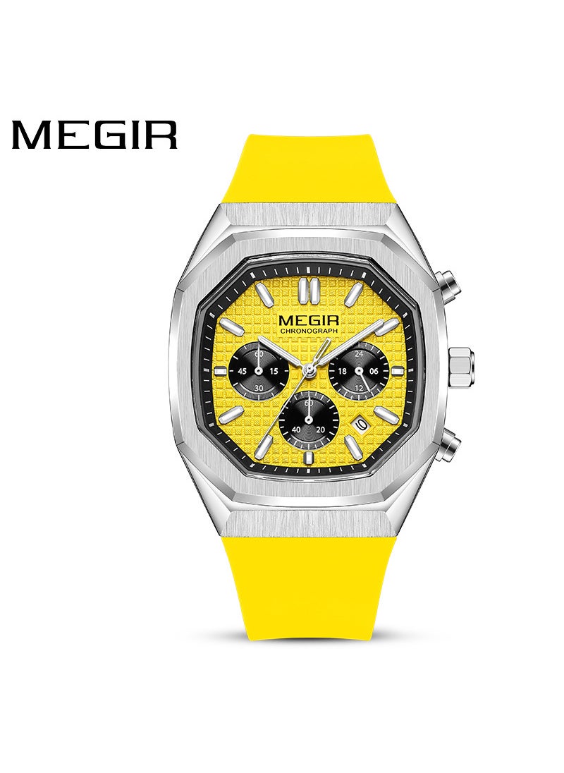 watch Meigel New Cross-border Wholesale Men's Three-eye Six-pin Fashion Multifunctional Luminous Waterproof watch