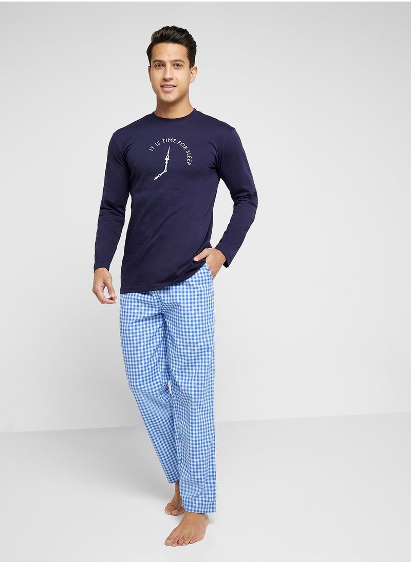 Nightwear T-Shirt & Pants Sets