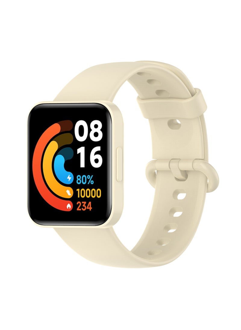 Redmi Watch2 Band Replacement for Smartwatches Ivory White