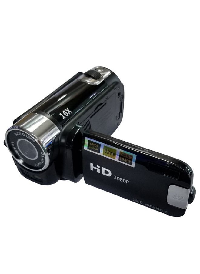 16X Digital Zoom HD 16 Million Pixel Home Travel DV Camera, AU Plug (Black)