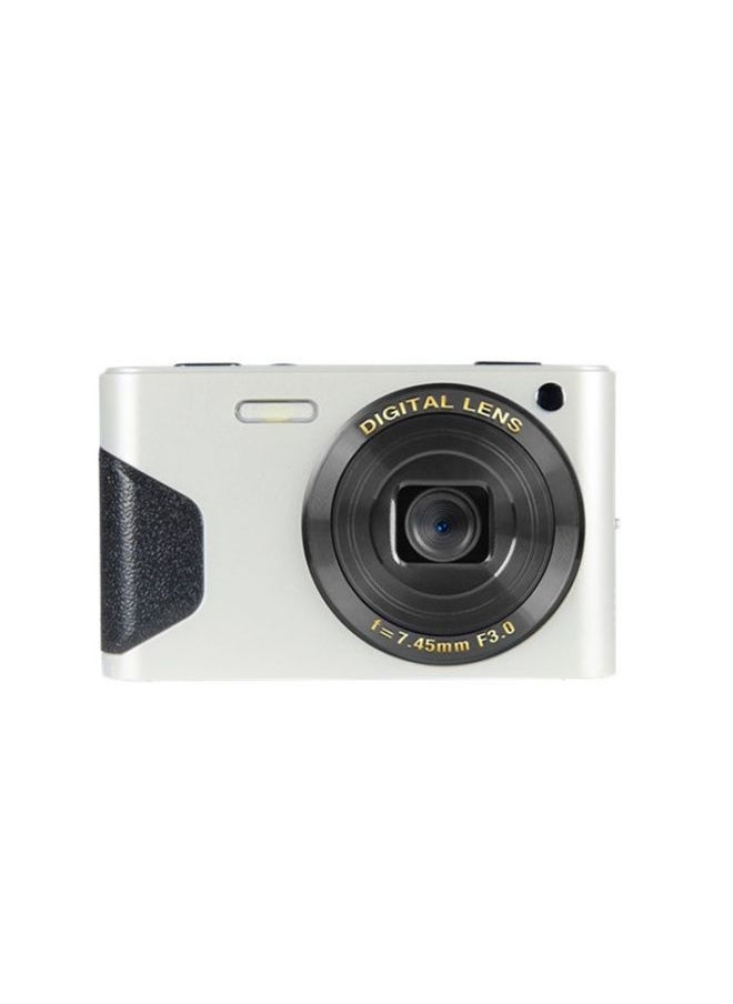 C8 4K  2.7-inch LCD Screen HD Digital Camera Retro Camera,Version: 30W Standard Version  White