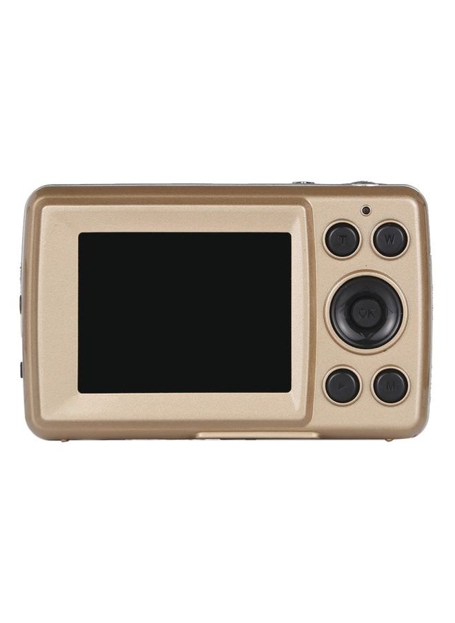 1280x720P HD 4X Digital Zoom 16.0 MP Digital Video Camera Recorder with 2.4 inch TFT Screen(Gold)