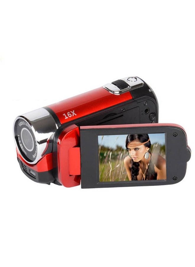 16X Digital Zoom HD 16 Million Pixel Home Travel DV Camera, US Plug(Red)