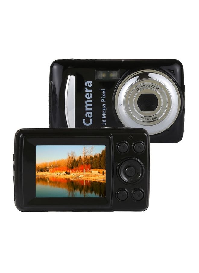 1280x720P HD 4X Digital Zoom 16.0 MP Digital Video Camera Recorder with 2.4 inch TFT Screen(Black)