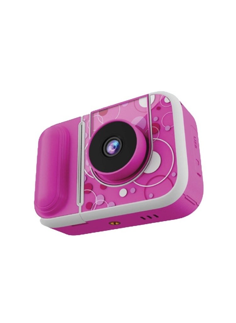 Green Lion Snap Print Cam - PINK