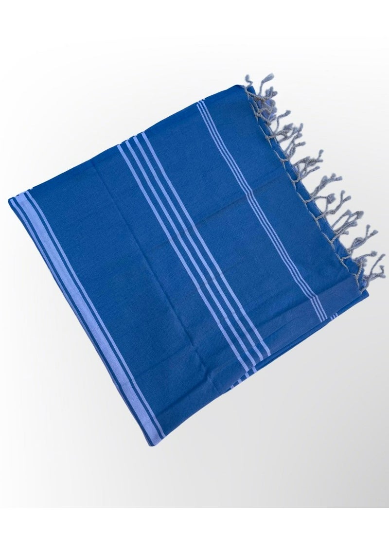 The Line Beach Towel Blue