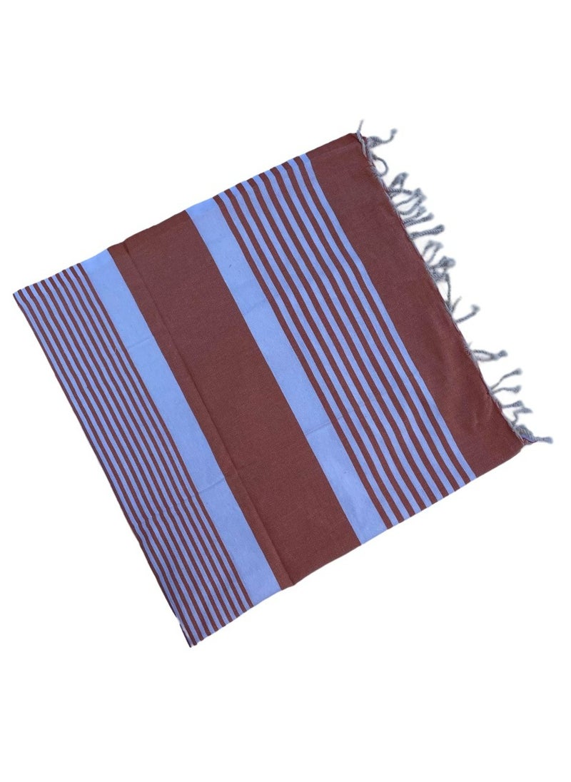 The Line Beach Towel Clear Brown