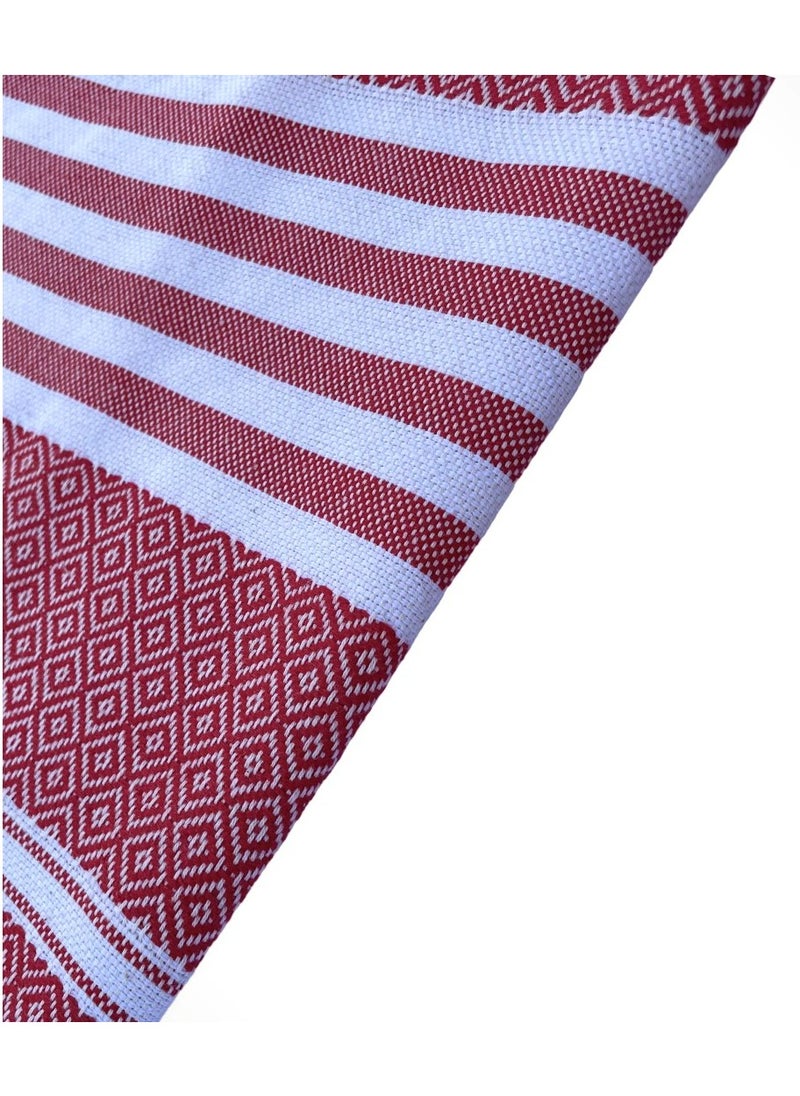 Mediterranean Essence Beach Towel  Red