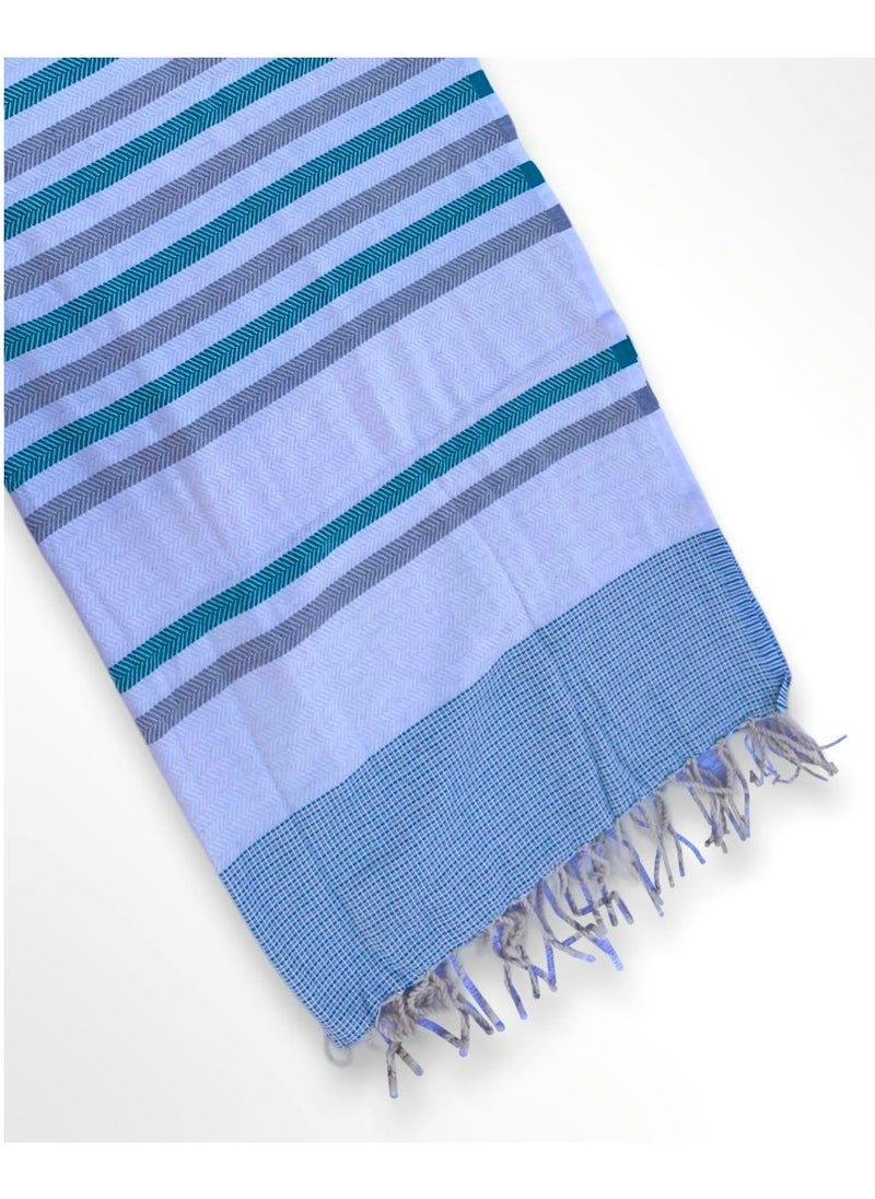 Wavelux Beach Towels Green Blue