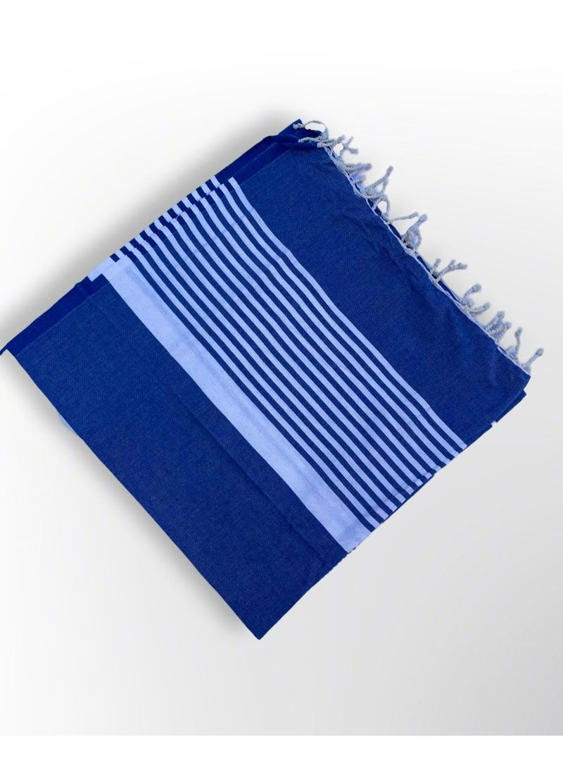 The Line Beach Towel Blue