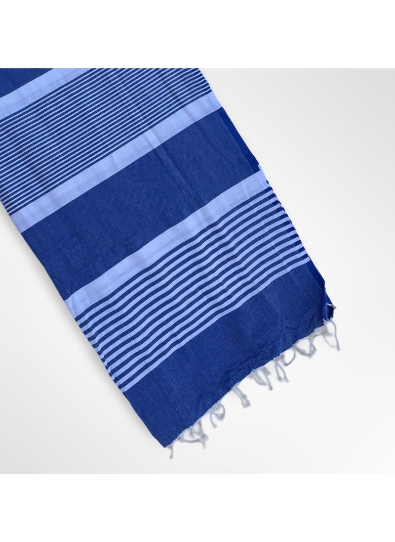 The Line Beach Towel Blue