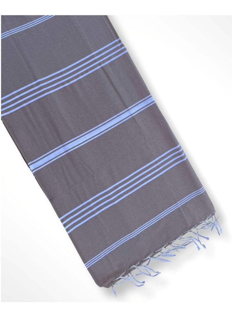 The Line Beach Towel Dark Beige