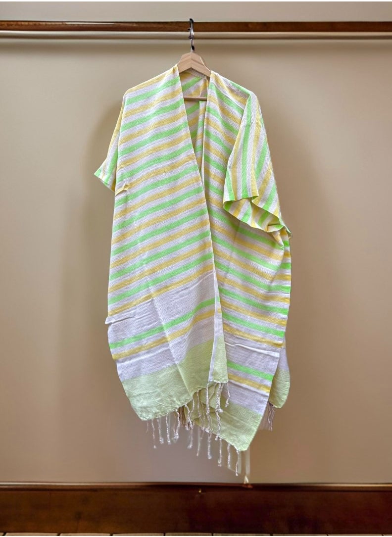 Ocean Breeze Cover-Ups Wavelux Poncho Yellow Grany