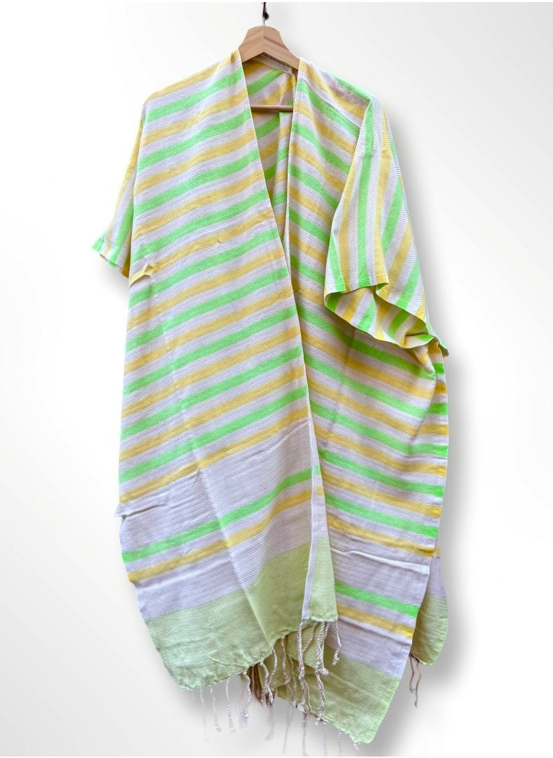 Ocean Breeze Cover-Ups Wavelux Poncho Yellow Grany