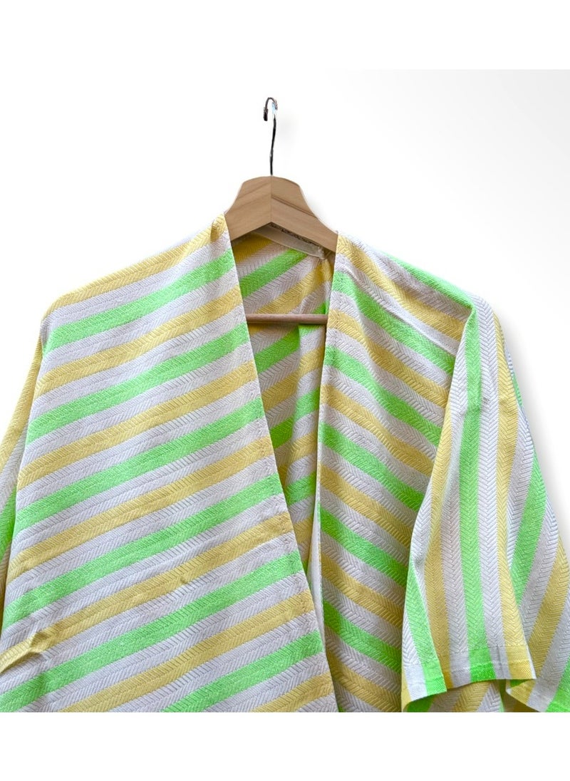 Ocean Breeze Cover-Ups Wavelux Poncho Yellow Grany