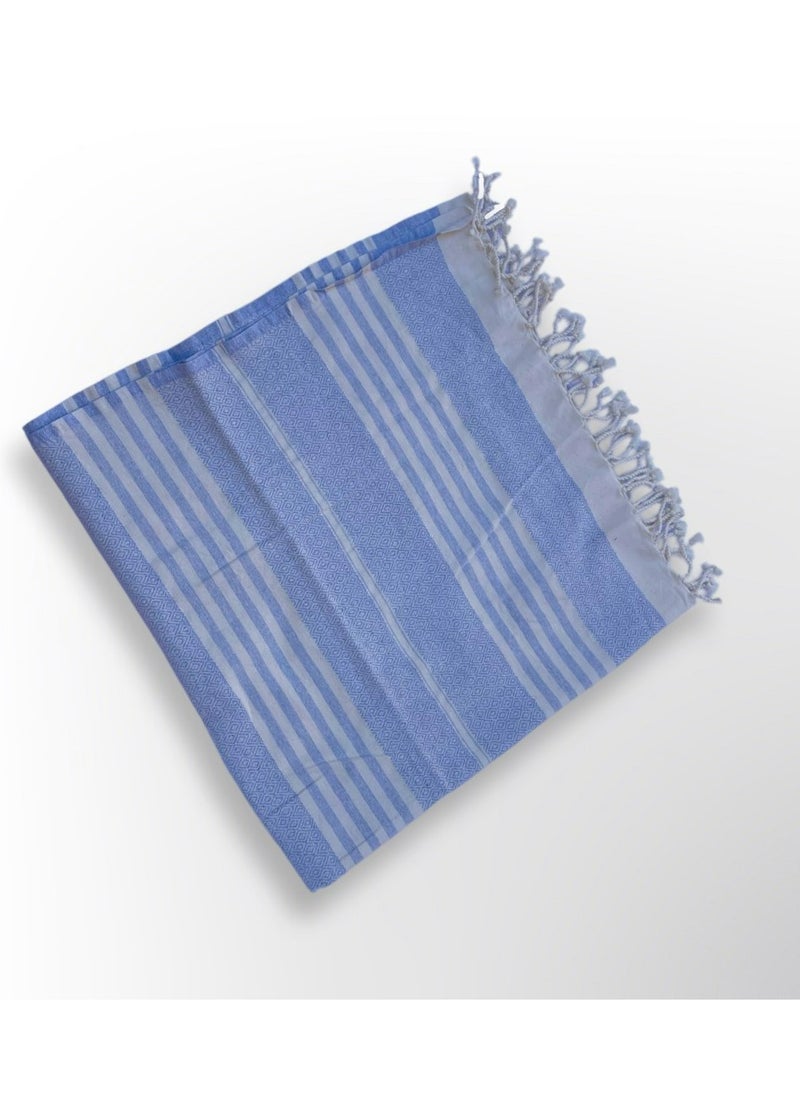 Mediterranean Essence Beach Towel  BlueSky