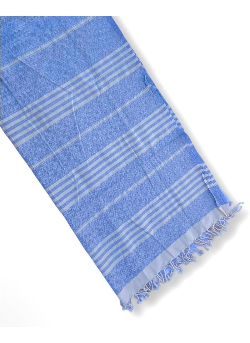 Mediterranean Essence Beach Towel  BlueSky