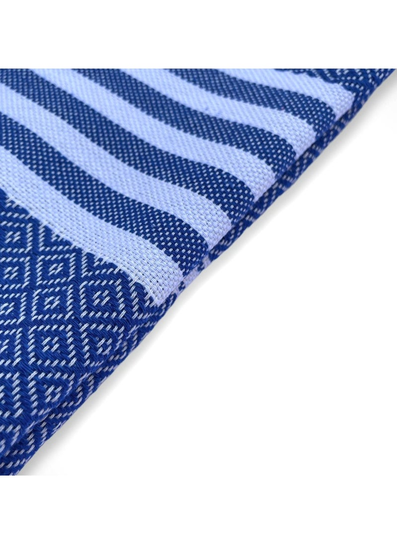 Mediterranean Essence Beach Towel  Blue