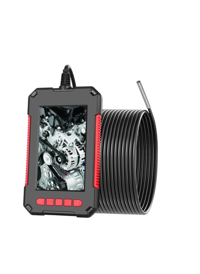 P40 3.9mm Red HD Waterproof Portable Integrated Hand-held Vertical Screen Industry Endoscope, Length:10m(Hardwire)