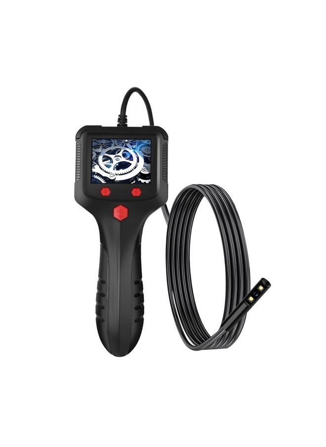 P100 8mm Side 2.4 inch HD Handheld Endoscope Hardlinewith with LCD Screen, Length:15m