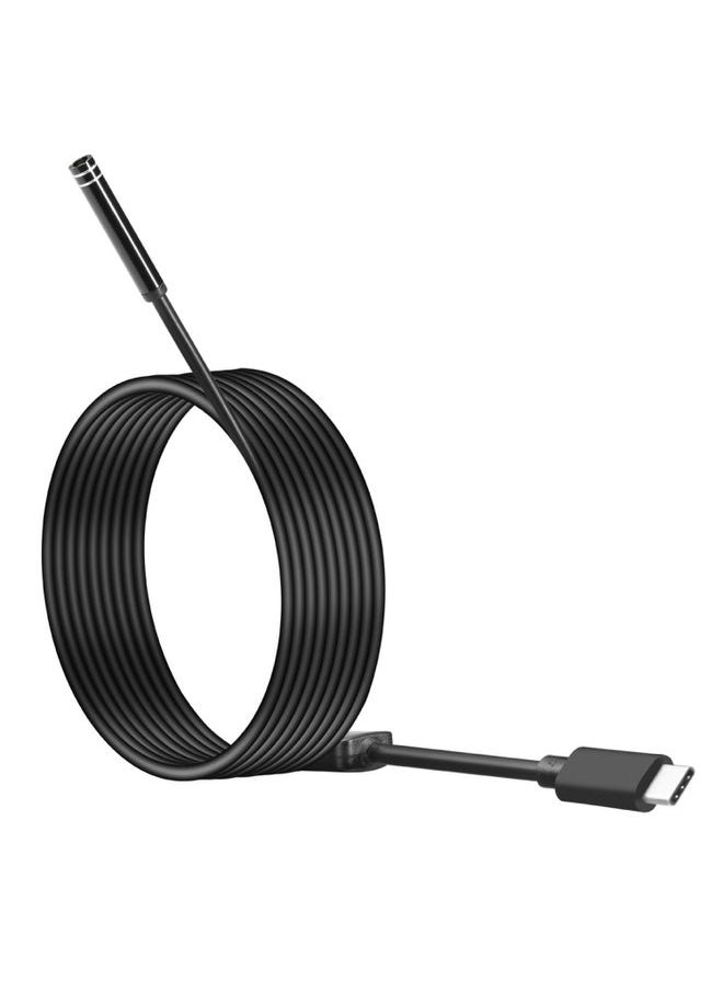 AN97 USB-C / Type-C Endoscope Waterproof IP67 Tube Inspection Camera with 8 LED & USB Adapter, Length: 3m, Lens Diameter: 7mm