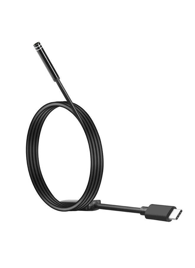 AN97 USB-C / Type-C Endoscope Waterproof IP67 Tube Inspection Camera with 8 LED & USB Adapter, Length: 1m, Lens Diameter: 5.5mm