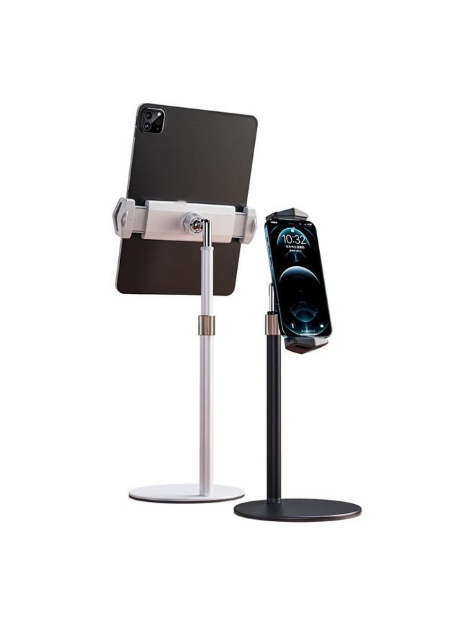 Boneruy P21 Lifting Adjustable Rotating Phone Tablet Desktop Holder(Black)