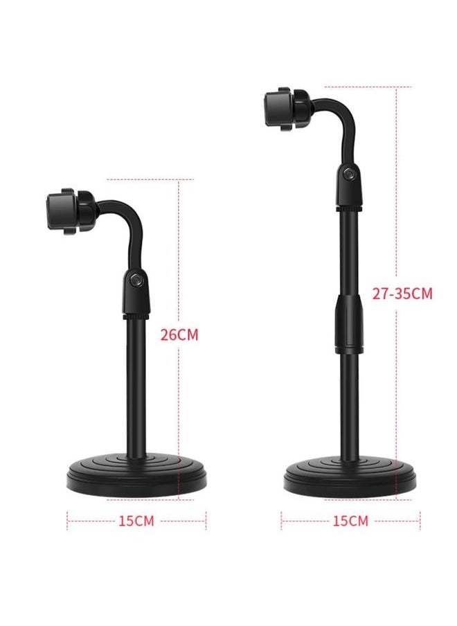 4 PCS Desktop Stand Mobile Phone Tablet Live Broadcast Stand Telescopic Disc Stand, Colour: White