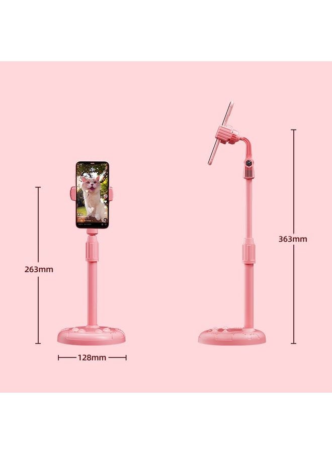 Cat Claw Telescopic Mobile Phone Holder Multifunctional Desktop Live Lazy Bracket(Ink Green)