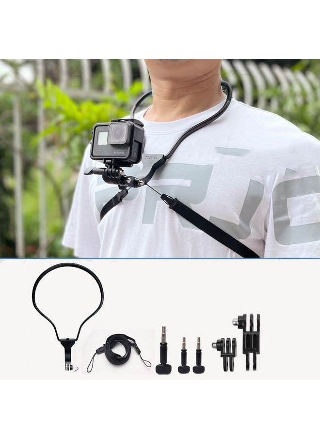 TUYU Camera Neck Holder Mobile Phone Chest Strap Mount  For Video Shooting//POV, Spec: Standard (Black)