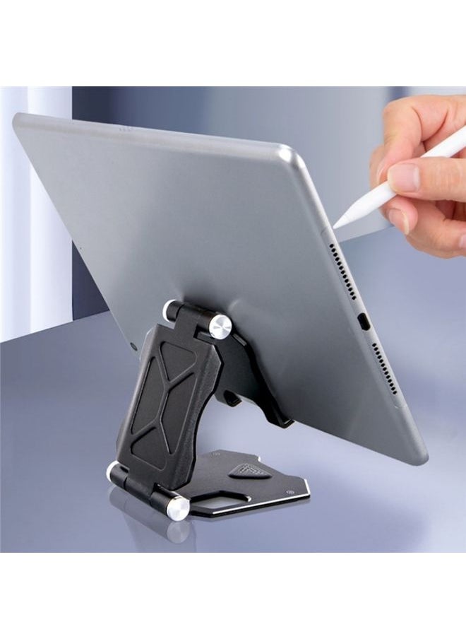 G55 Adjustable Bracket Large Size Folding Desktop Mobile Phone Holder(Silver)