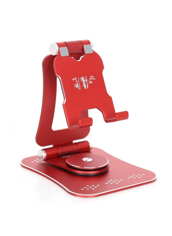 G61 Portable Folding 360-Degree Rotating Desktop Phone Holder(Red)