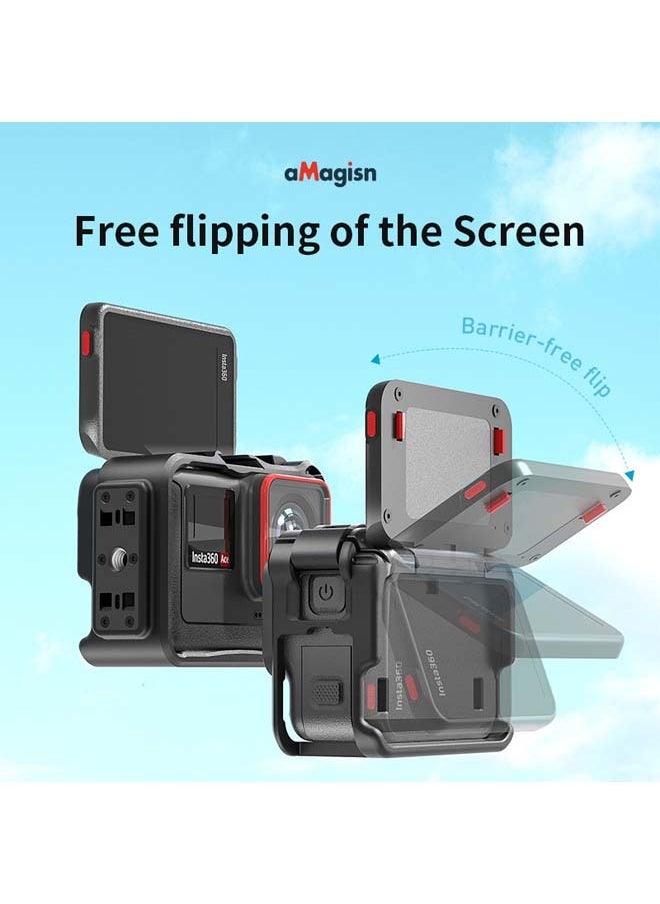 aMagisn Premium Cage for Insta360 Ace Pro - Essential Accessory for Insta360 Ace Pro Action Camera (Border for AcePro)