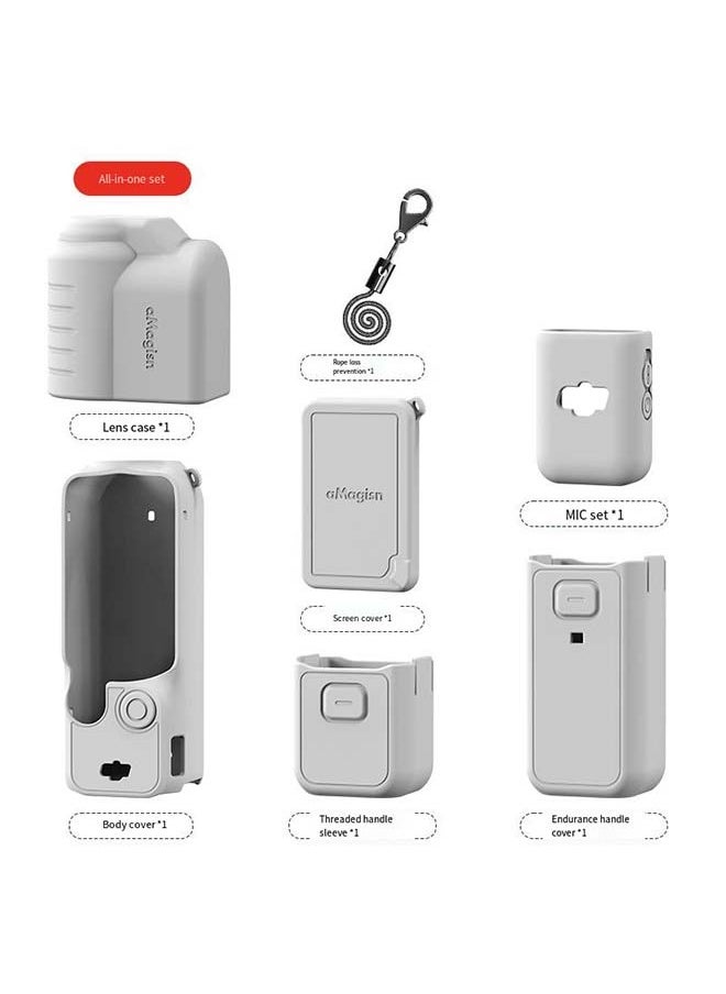 aMagisn Premium Silicone Protective Case for DJI Osmo Pocket 3 - Essential Accessory for DJI Gimbal Action Camera