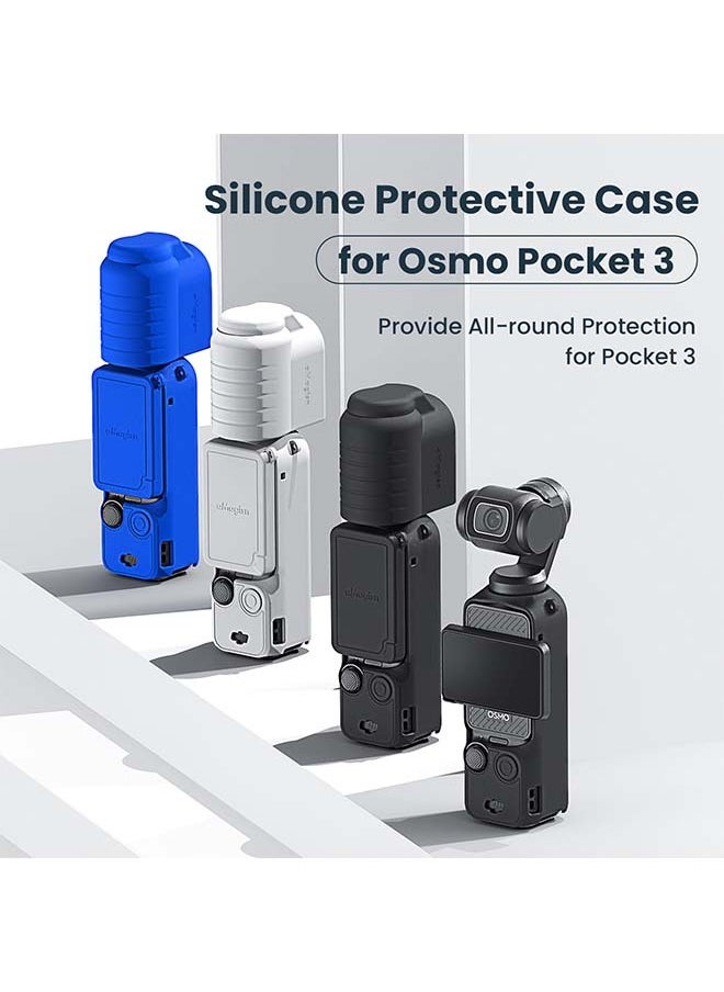 aMagisn Premium Silicone Protective Case for DJI Osmo Pocket 3 - Essential Accessory for DJI Gimbal Action Camera