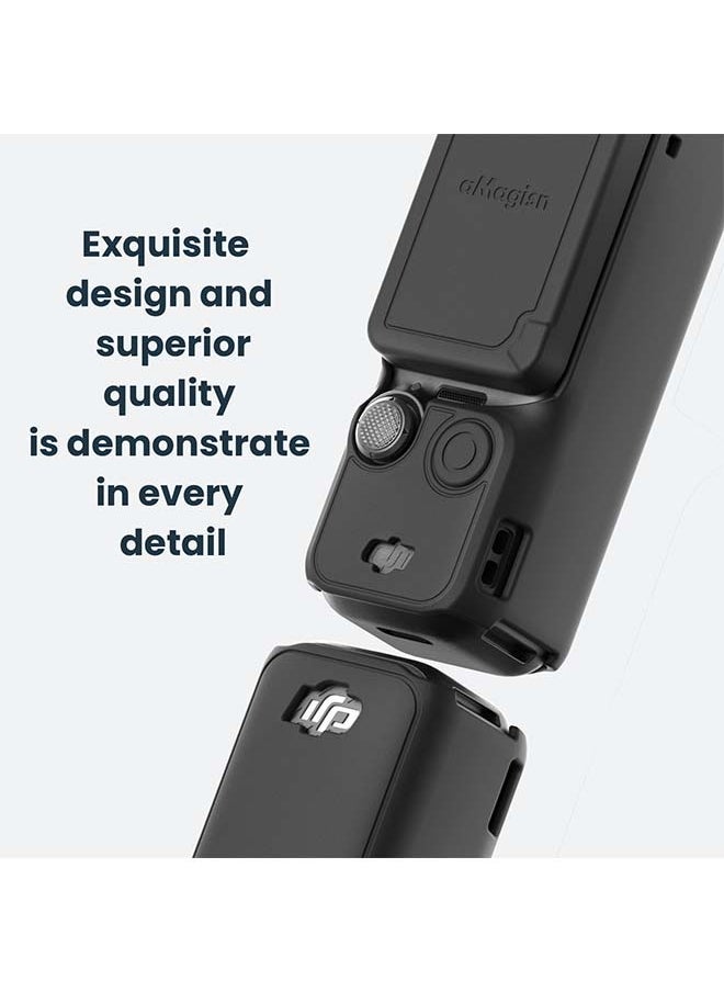 aMagisn Premium Silicone Protective Case for DJI Osmo Pocket 3 - Essential Accessory for DJI Gimbal Action Camera